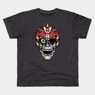 Fantasy Football Skeleton Red 2 Kids T-Shirt